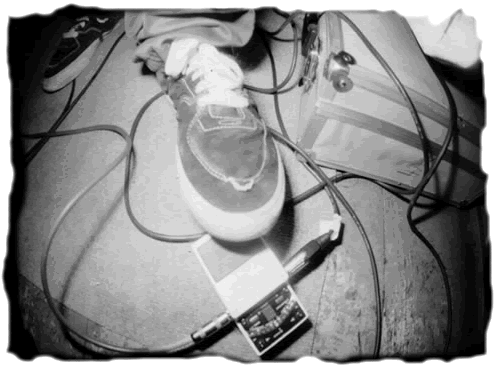 Dont' step on my blue suede shoes...